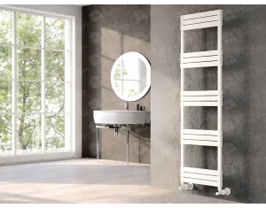 Uscător de prosoape de design LOJIMAX colecția ELEGANT 1000x600 mm, Alb