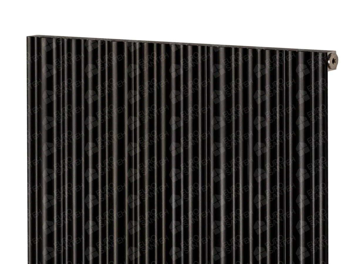 Designer radiator LOJIMAX BAMBOO, close-up view