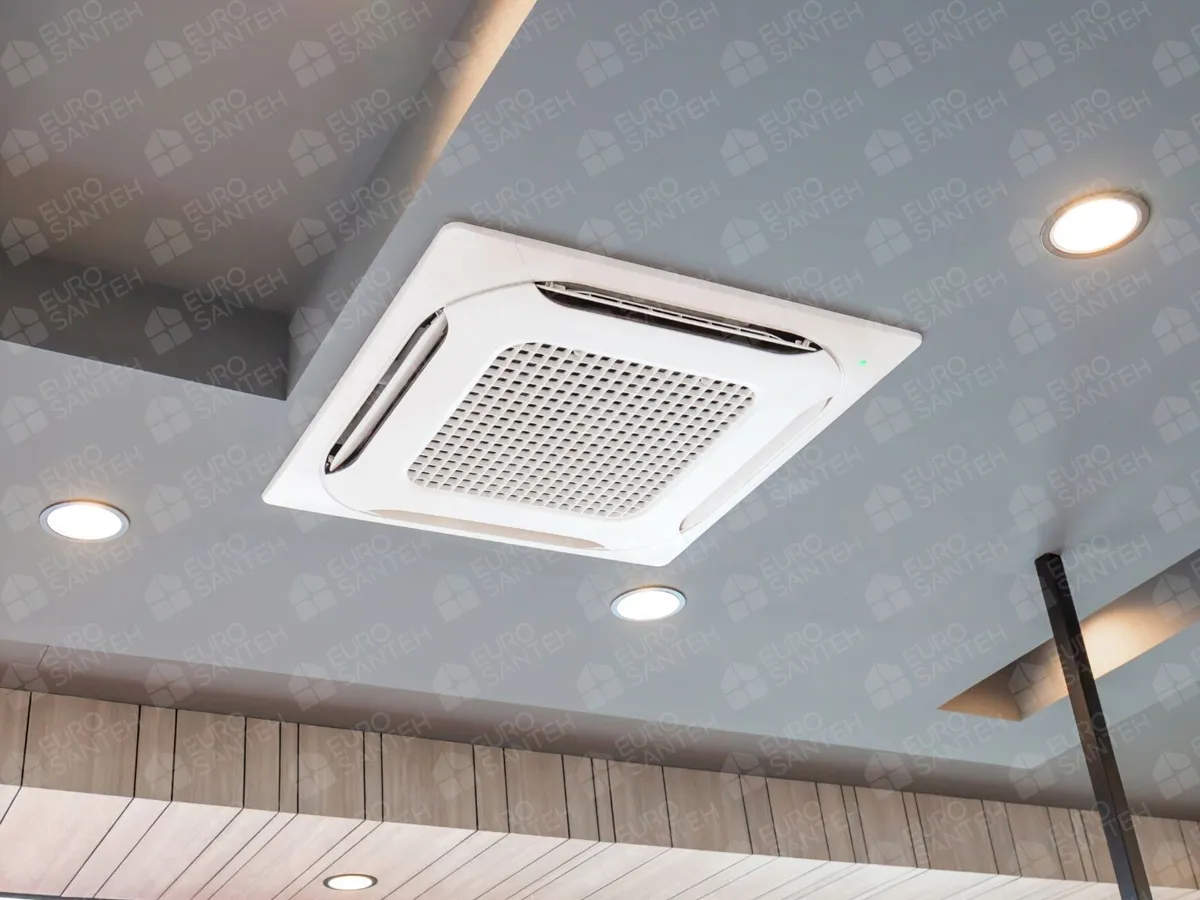 GREE U-Match Cassette Indoor Unit on the ceiling