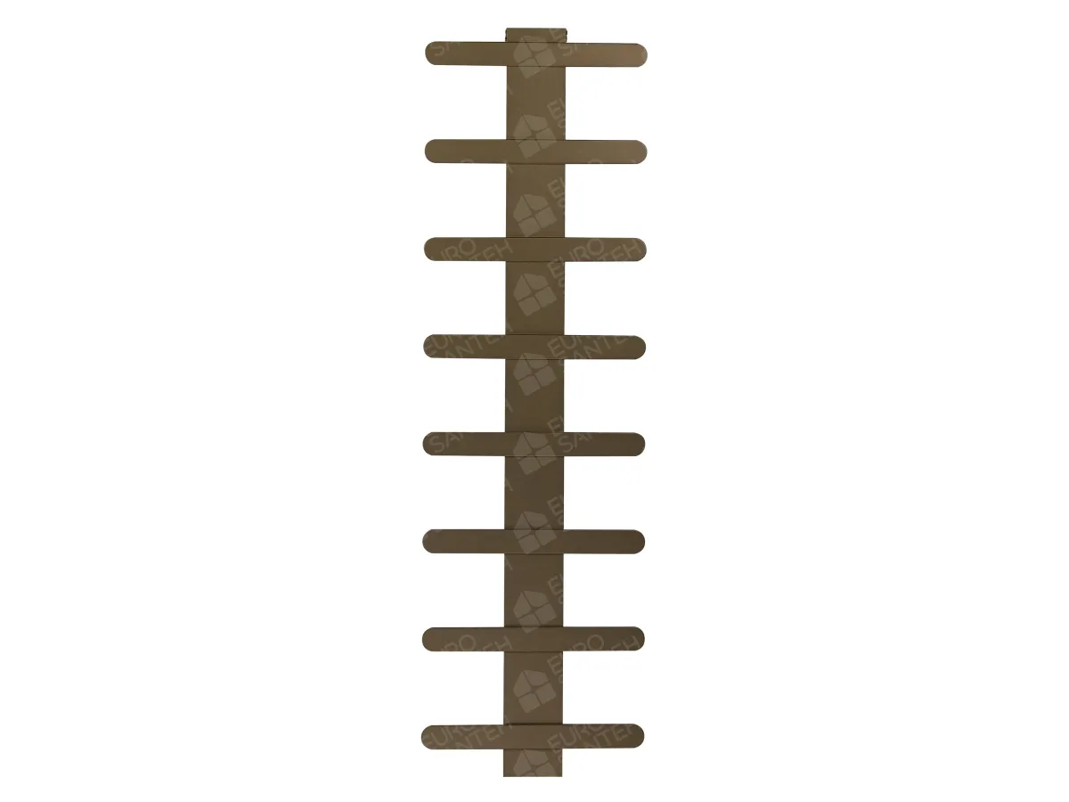 LOJIMAX designer towel warmer, BALLOSS STYLE collection, front view 