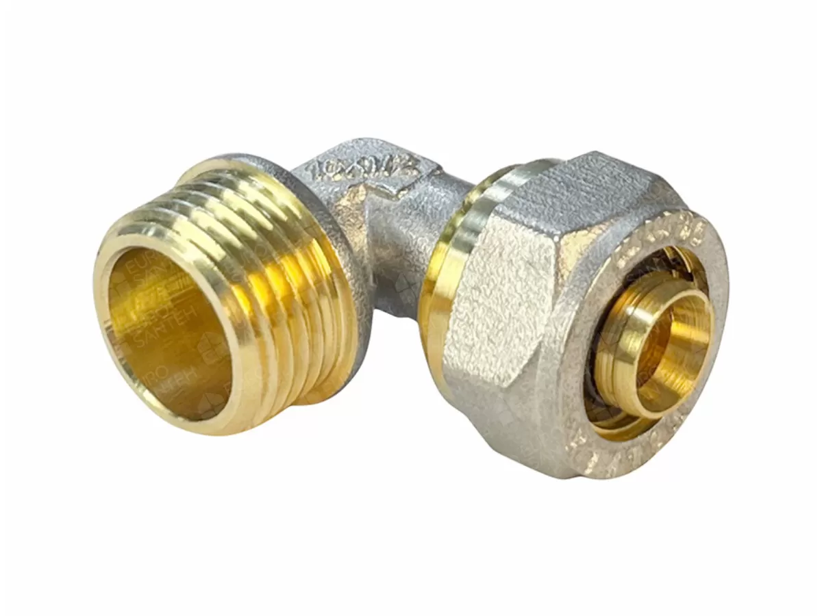 Cot conector pentru teava multistrat PEX-AL-PEX M 20 mm.x 3/4 