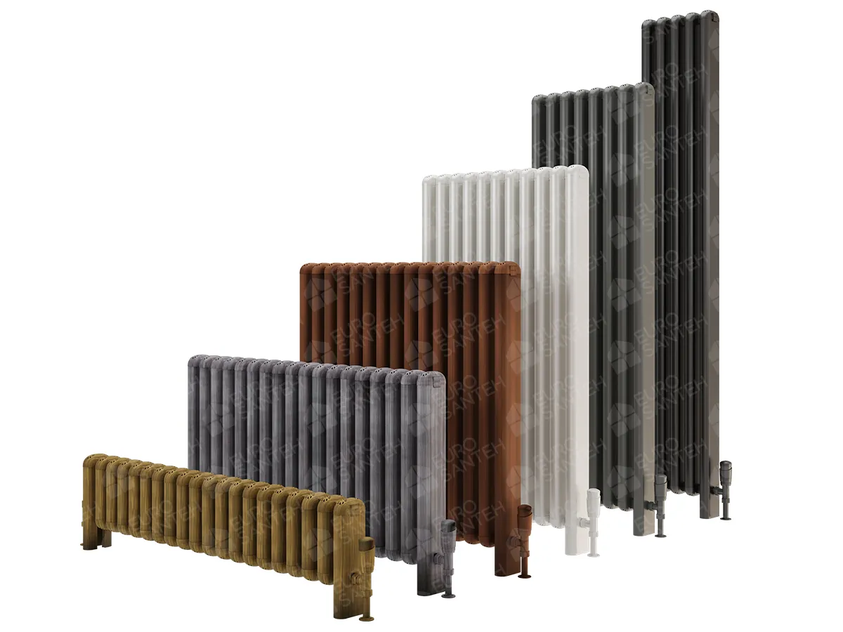 Calorifere decorativ LOJIMAX, colectia CAST LUX, negru mat