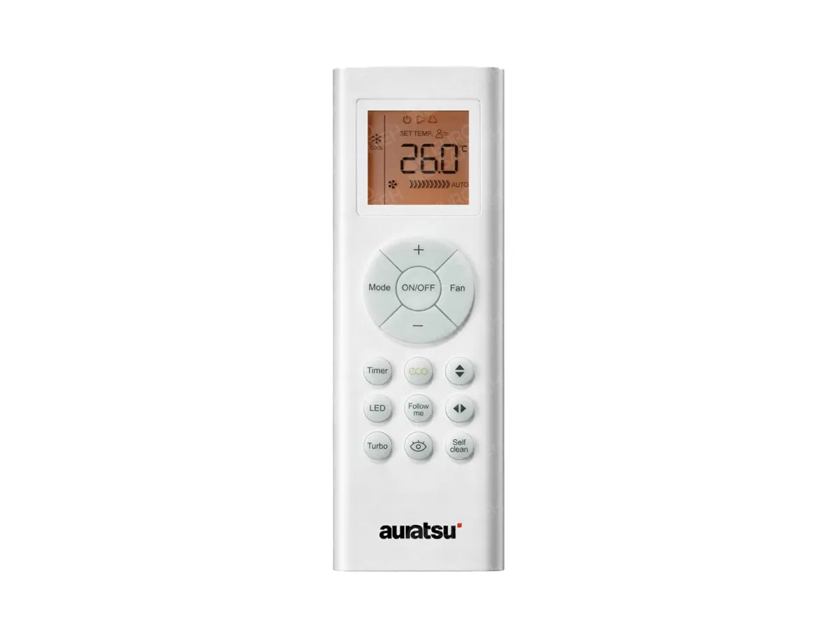 Remote control from Auratsu Inverter R32 air conditioner