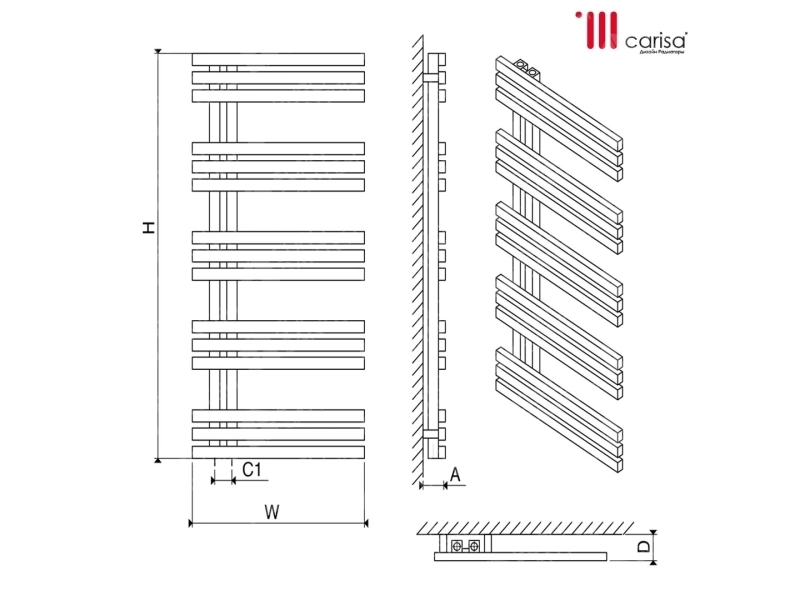 Design radiator din inox Carisa ALIAS