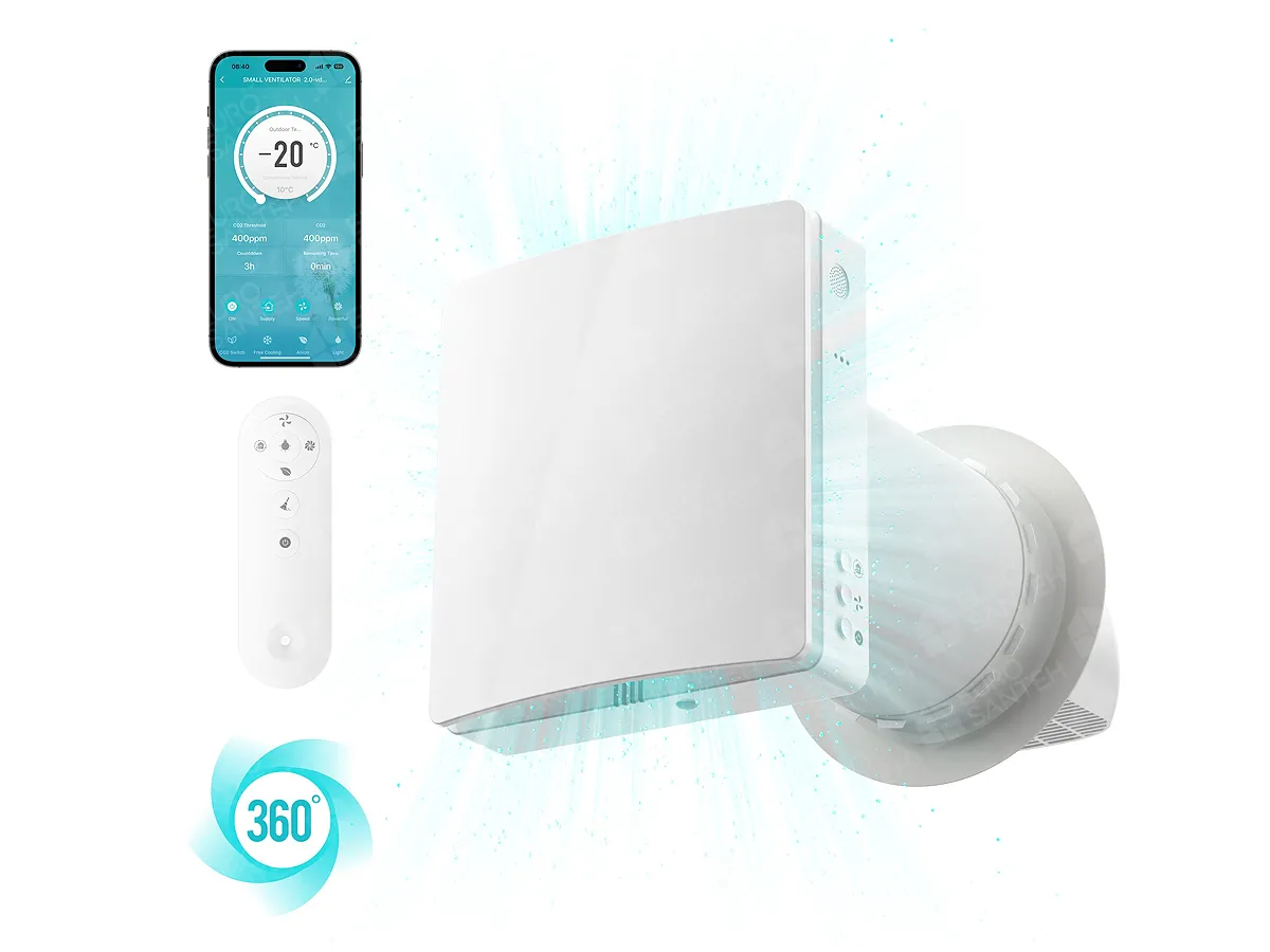 Приточно-вытяжная вентиляция с рекуперацией воздуха NEOVENT KNF 60 PAIR, Wi-Fi управление