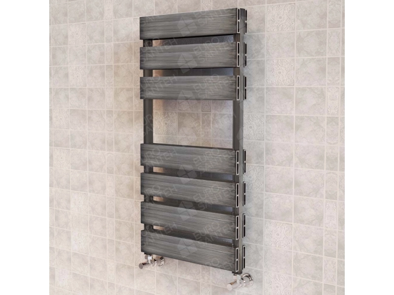 Design heated towel rail LOJIMAX, collection BENOIT DOUBLE 500 mm. 1190 mm.