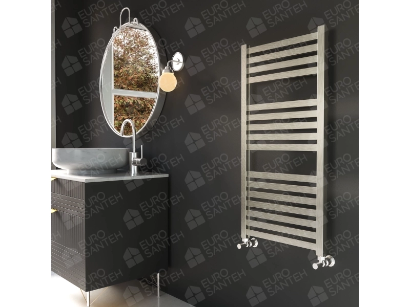 Design heated towel rail LOJIMAX, collection PERLA 400 mm. 1200 mm.