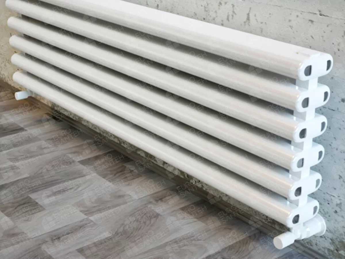 ALUMINUM HORIZONTAL RADIATOR RETRO HRZ height 800 mm. width 280 mm. white mat