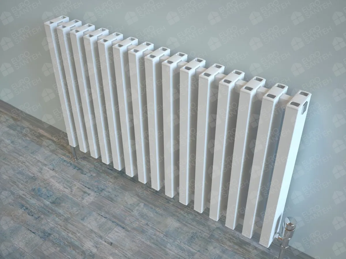 LOJIMAX AMETIST collection designer radiator 300x1553 mm, White