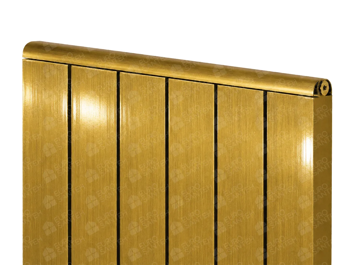 Designer radiator LOJIMAX BAMBOO LOVA LINE, close-up view