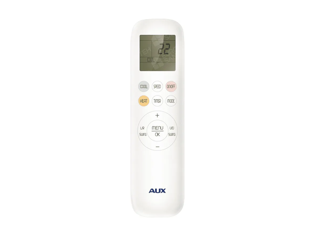Air conditioner remote control AUX Q-Series Inverter R32 ASW-H09B5B4/QCR3DI-C0 9000 BTU