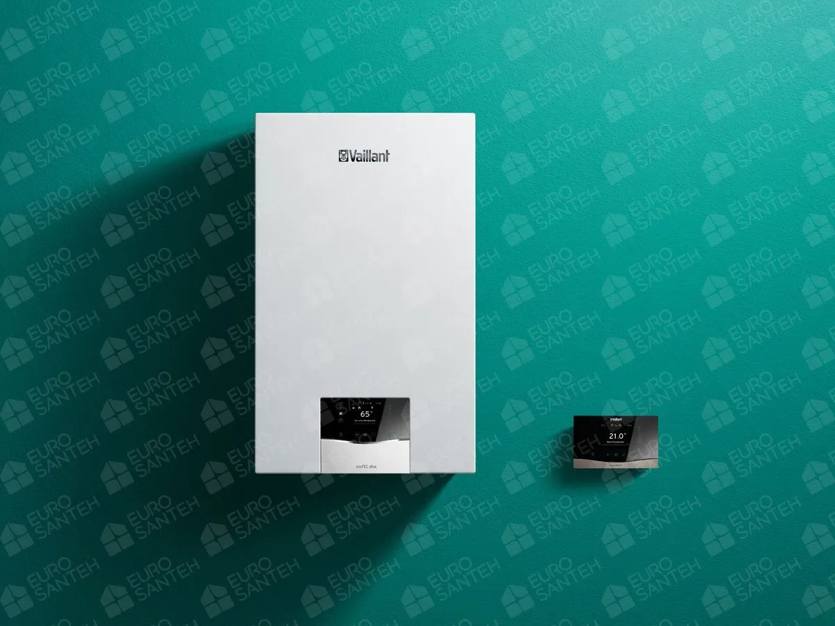 Конденсационный газовый котел VAILLANT ECOTEC PLUS на стене