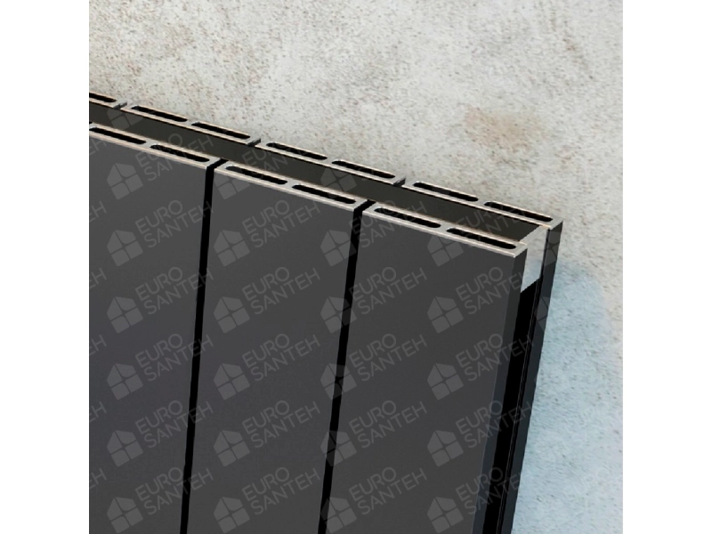 Радиатор LOJIMAX, KALSEDON DOUBLE (Цвет антрацит)