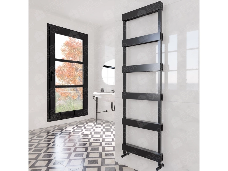 Design heated towel rail LOJIMAX, collection CALVIN 600 mm. 1000 mm.