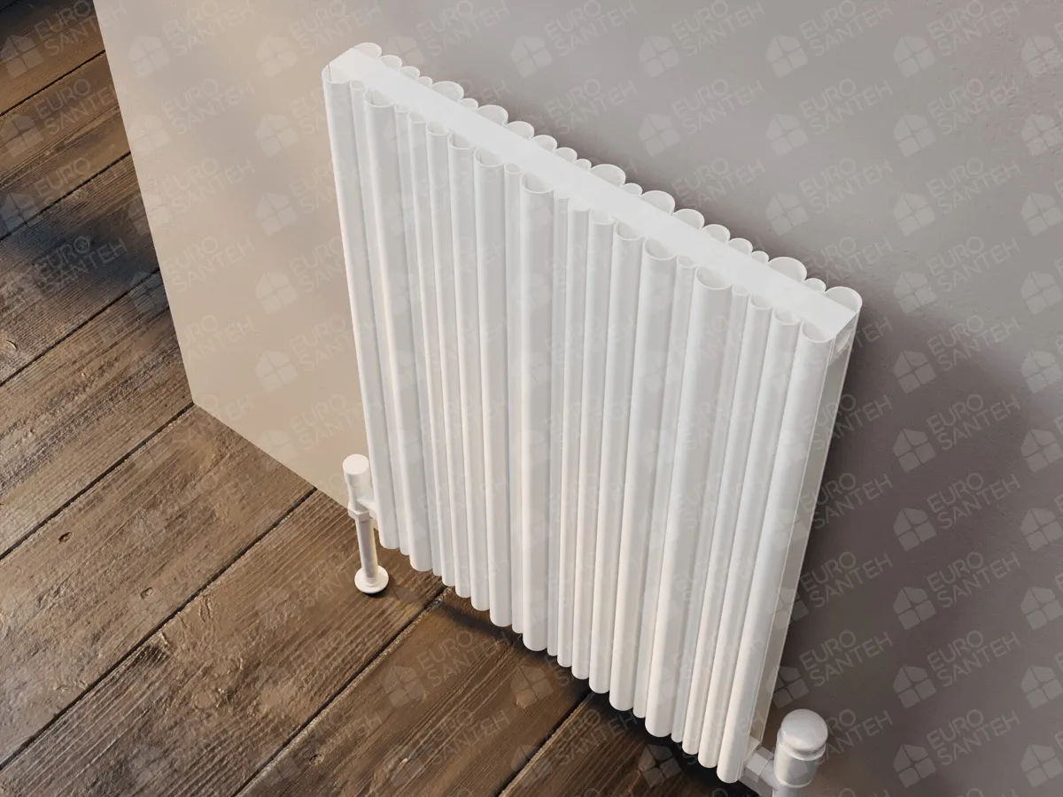 Designer radiator LOJIMAX BAMBOO DOUBLE, close-up view
