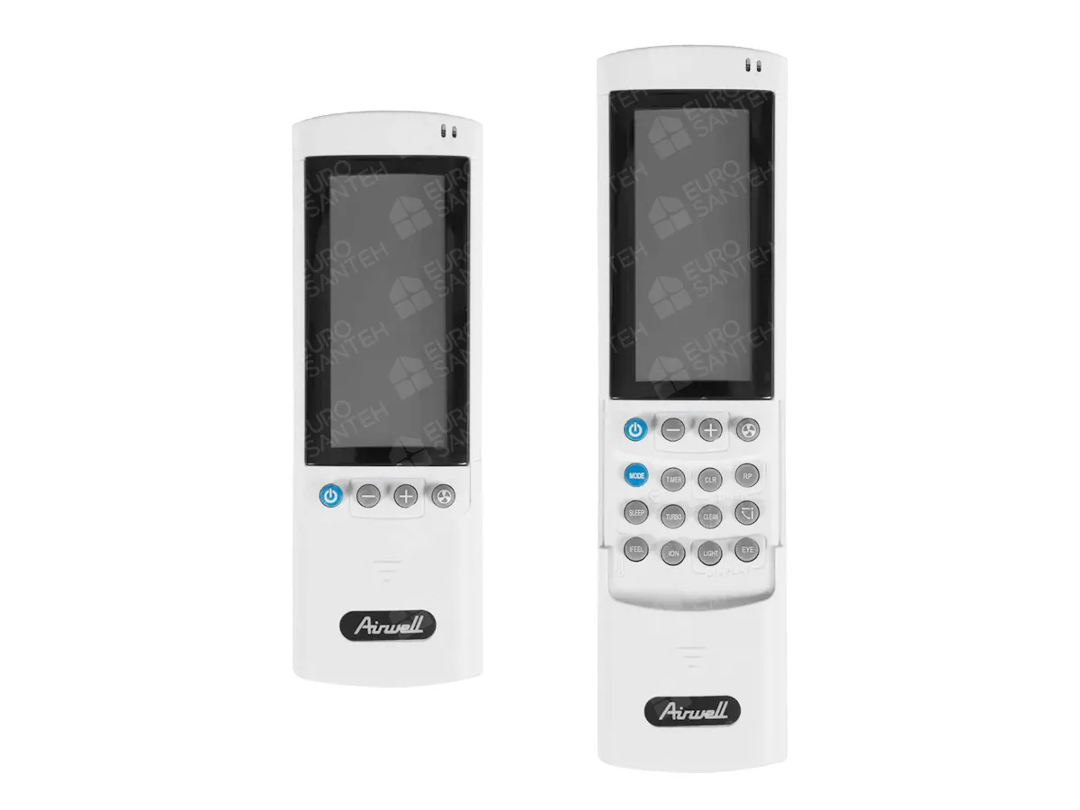 Air conditioner remote control Airwell Aura Inverter R32 12000 BTU