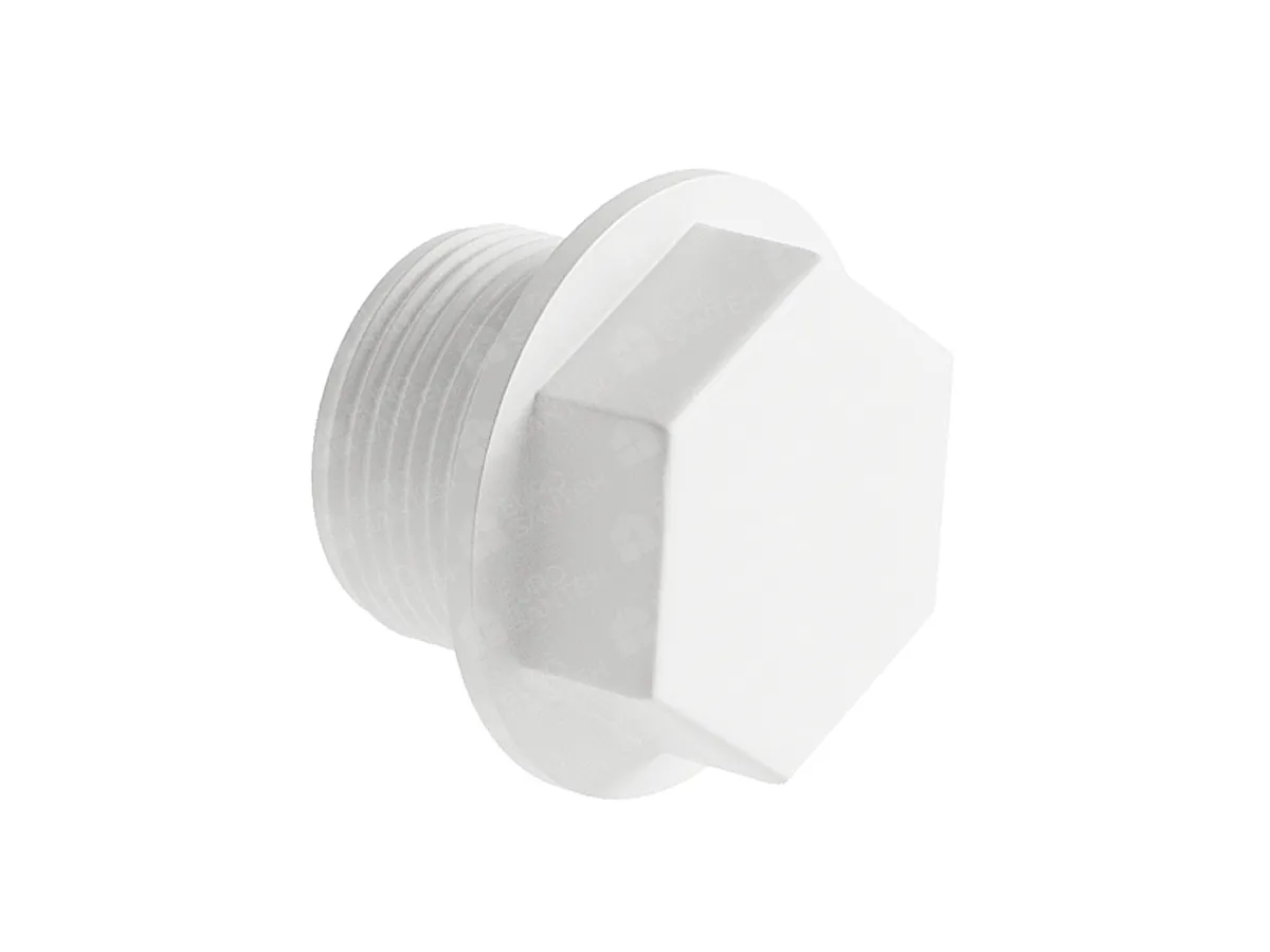 Threaded polypropylene plug (PPR) M d.1