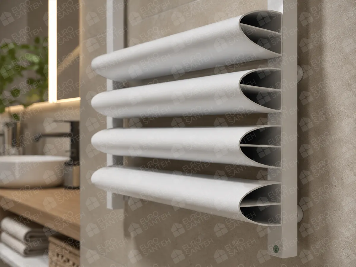 LOJIMAX PERIDOT collection designer towel warmer 1000x500 mm, White