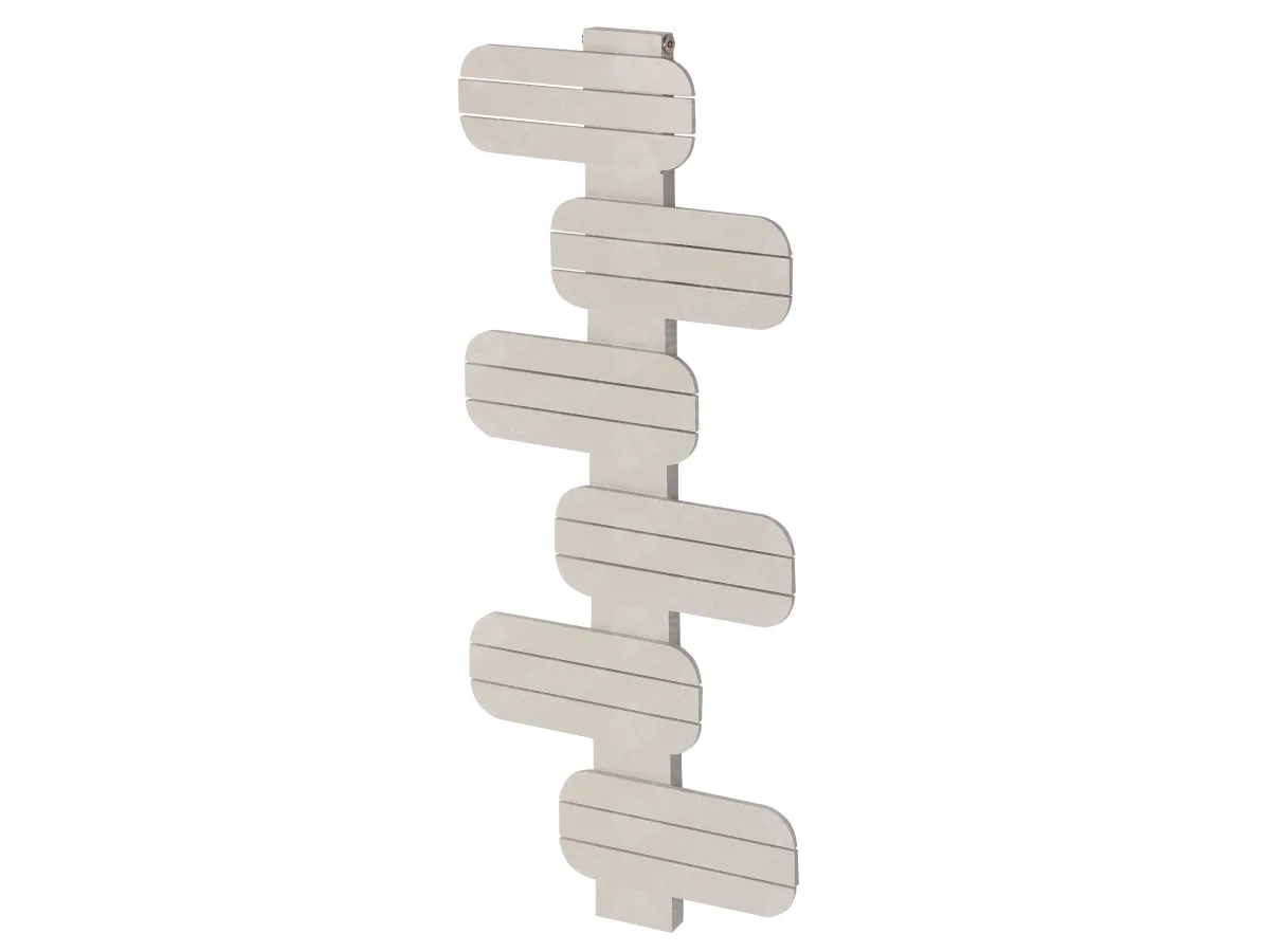 LOJIMAX designer towel warmer, BAMITO collection, left view