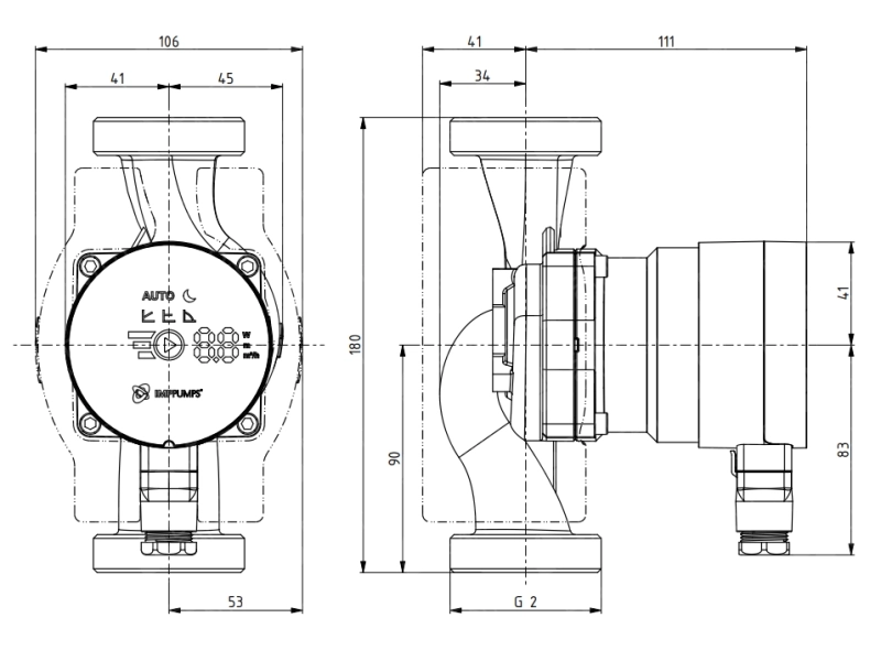 Pompa circulatie IMP Pumps NMT MINI 25/80-180