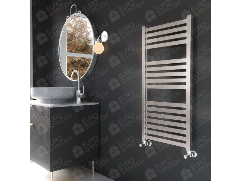 Design heated towel rail LOJIMAX, collection PERLA 400 mm. 1000 mm.