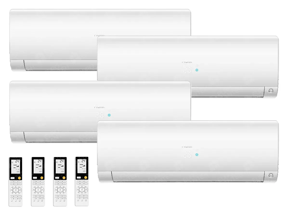 Set sistemului de climatizare Haier cu 4 unitati interioare