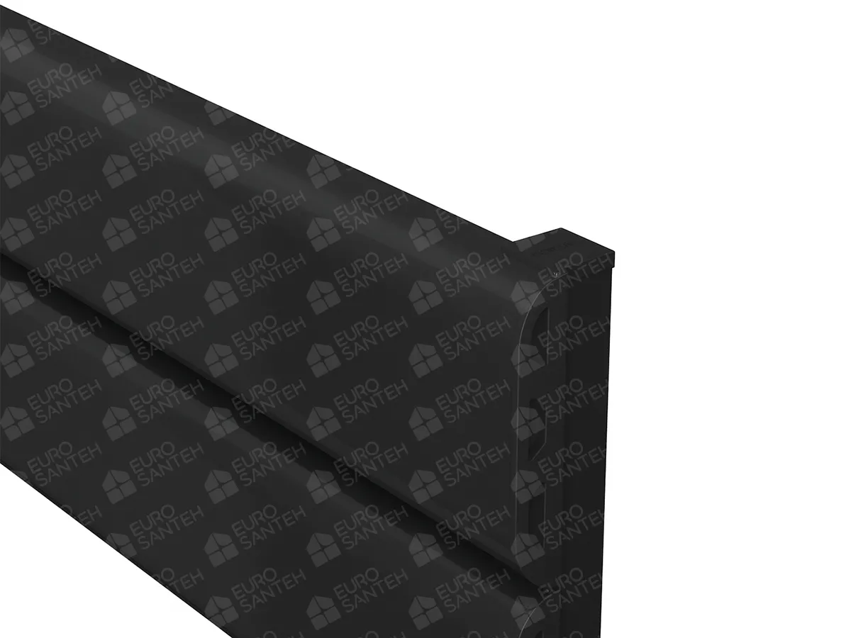 Дизайнерские радиаторы LOJIMAX, коллекция DIAMOND HRZ, черный матовый