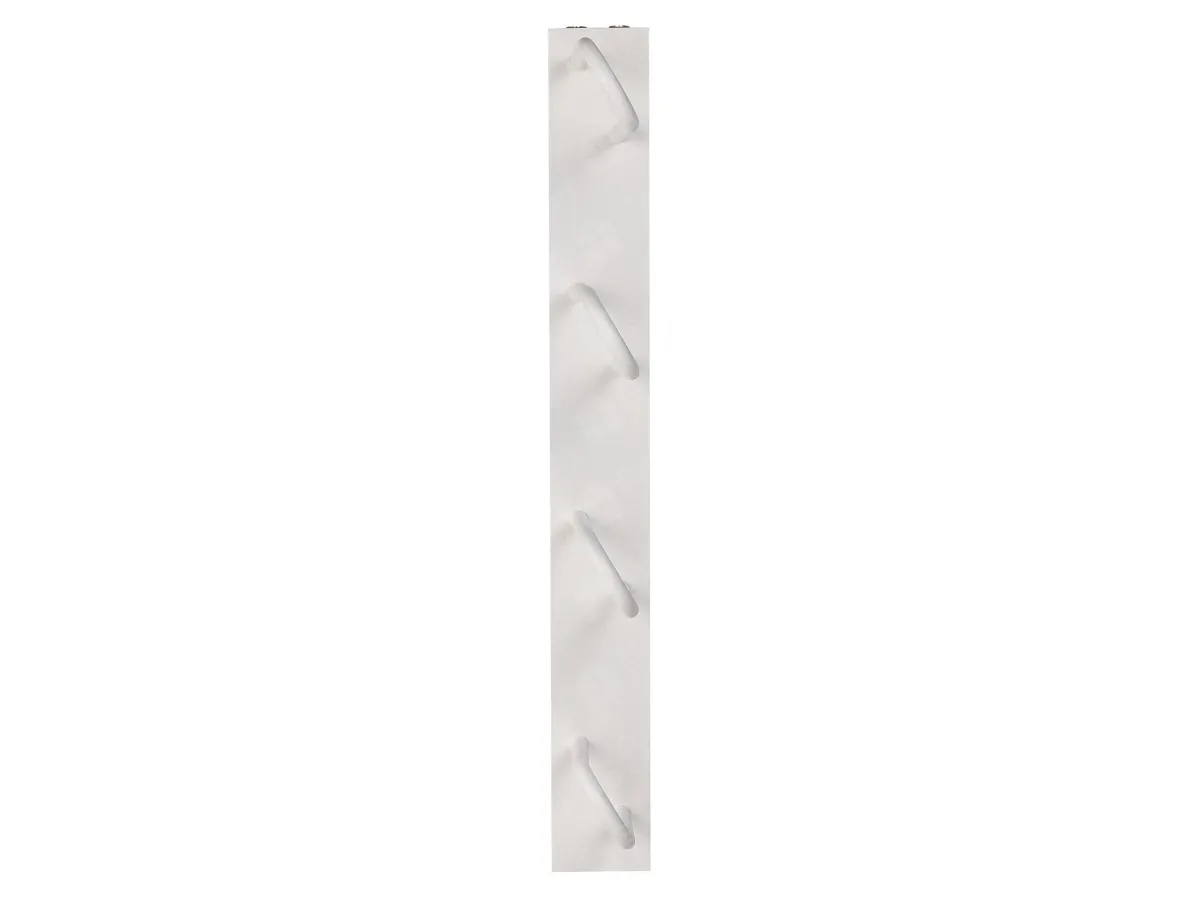 LOJIMAX designer towel warmer, PRUSIAS collection, front view 