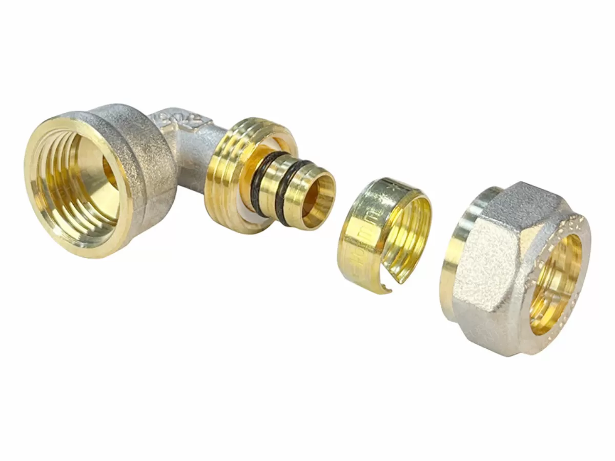 Cot conector pentru teava multistrat PEX-AL-PEX F 20 mm.x 1/2 