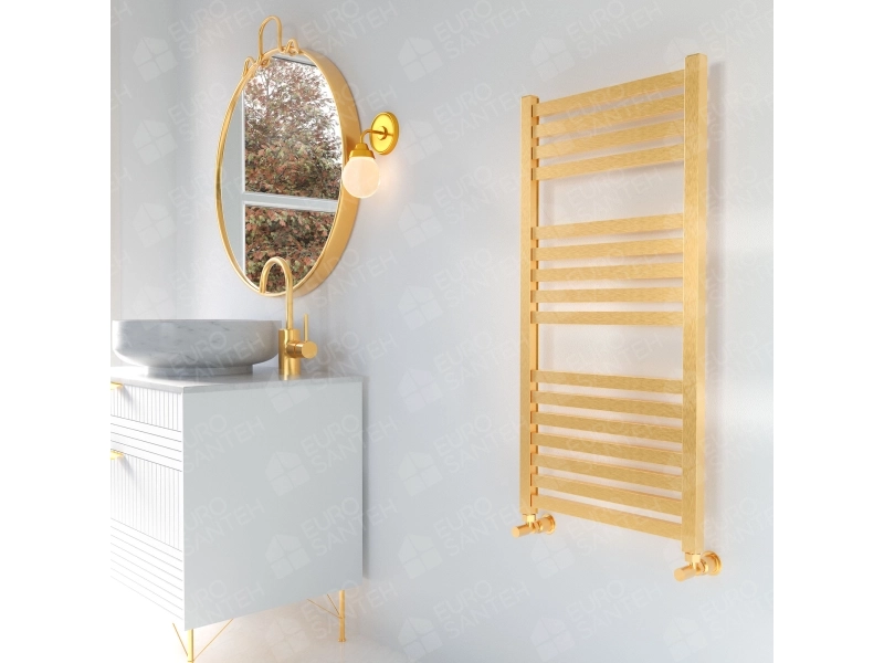 Design heated towel rail LOJIMAX, collection PERLA 400 mm. 1200 mm.