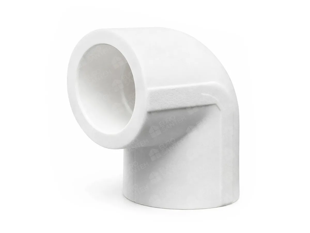 Polypropylene corner (PPR) 90° d.50, front view