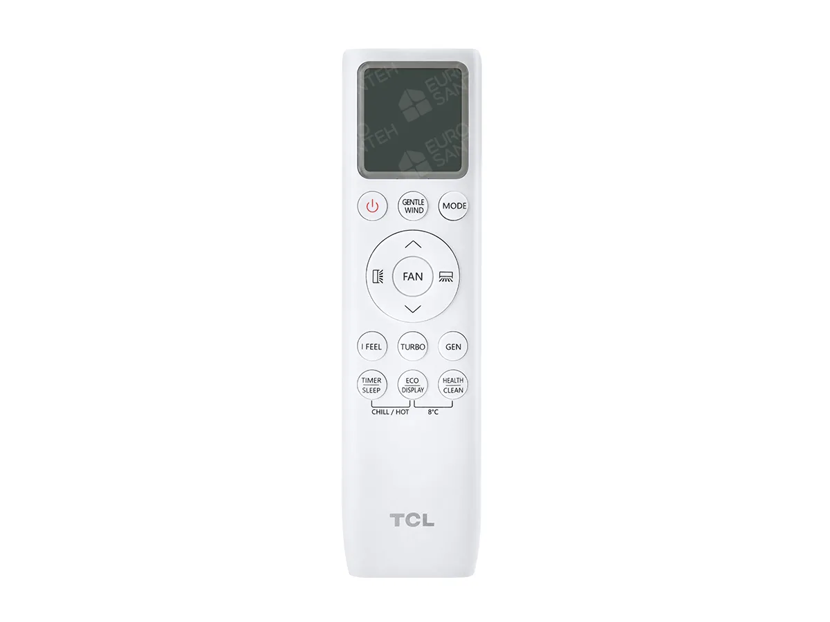 Remote control from TCL ELITE BLACK air conditioner