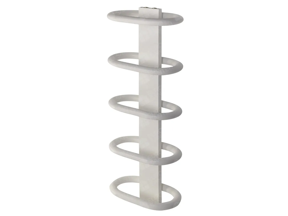 LOJIMAX designer towel warmer, TEOS collection, left view