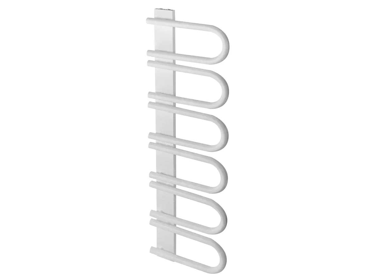 LOJIMAX designer towel warmer, PANA collection, left view