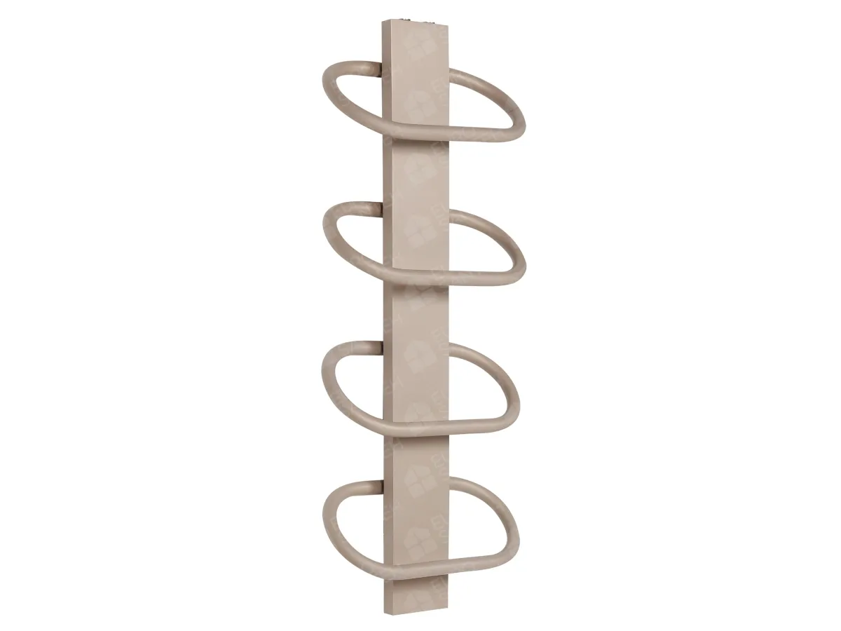 LOJIMAX designer towel warmer, PEARL collection, right view