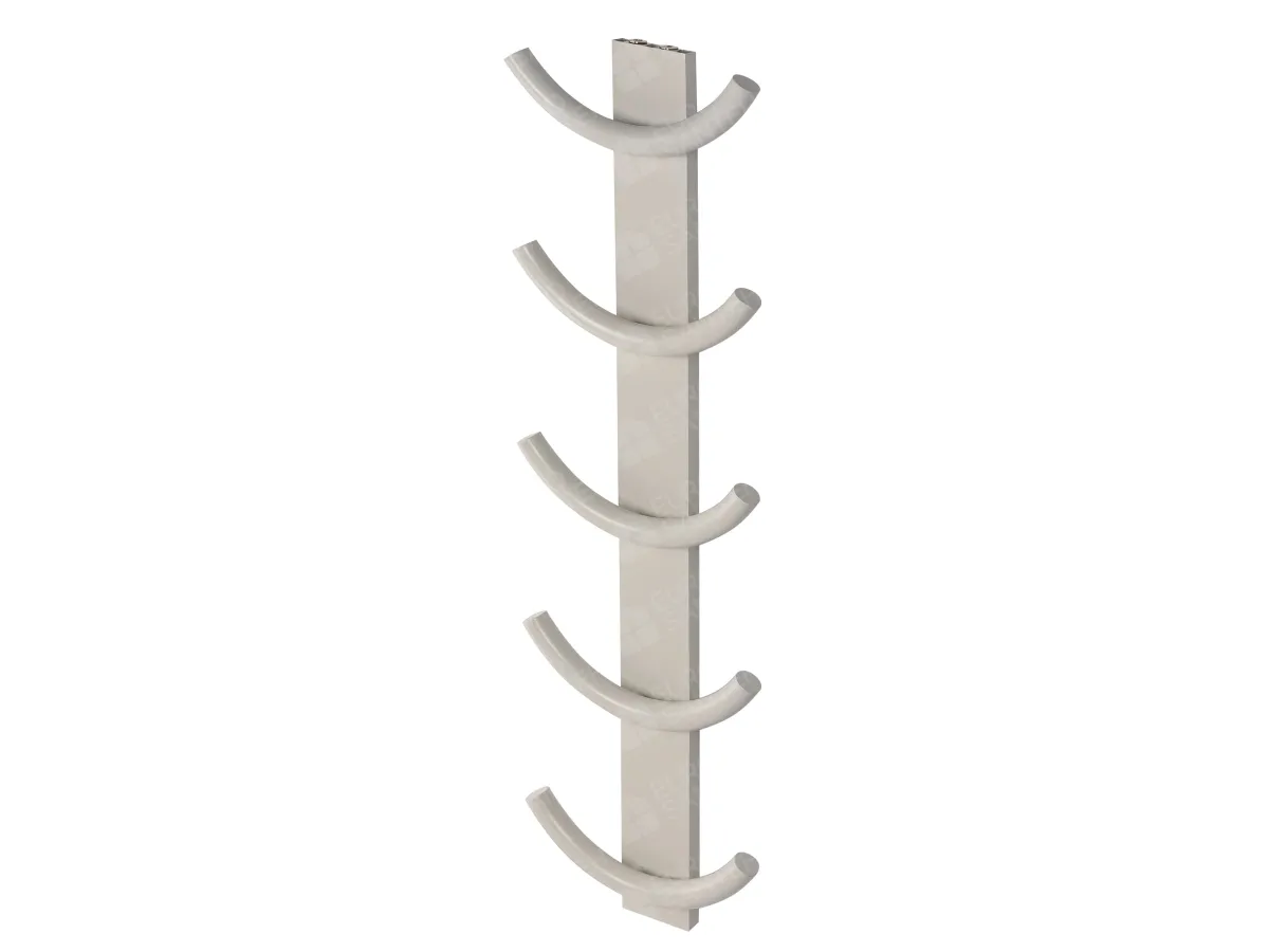 LOJIMAX designer towel warmer, OXY collection, left view