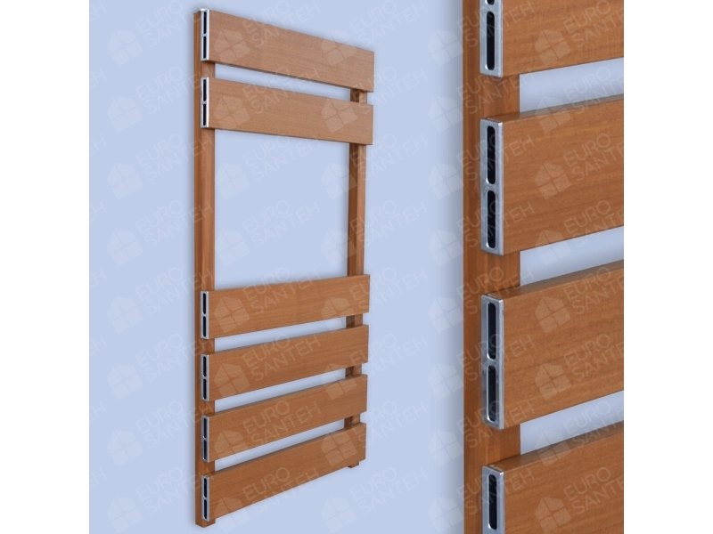 Design heated towel rail LOJIMAX, collection BENOIT 600 mm. 1100 mm.