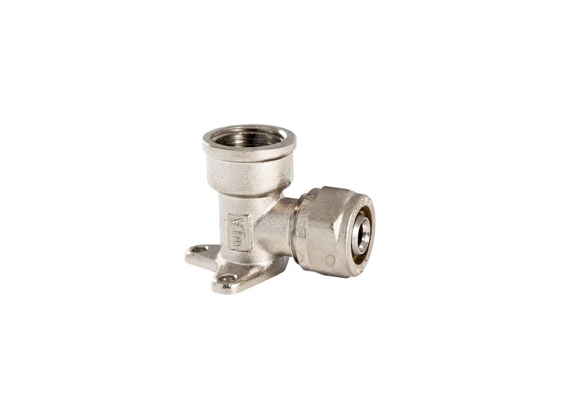 Угол для металлопласта с креплением (водорозетка) d20 мм х 3/4