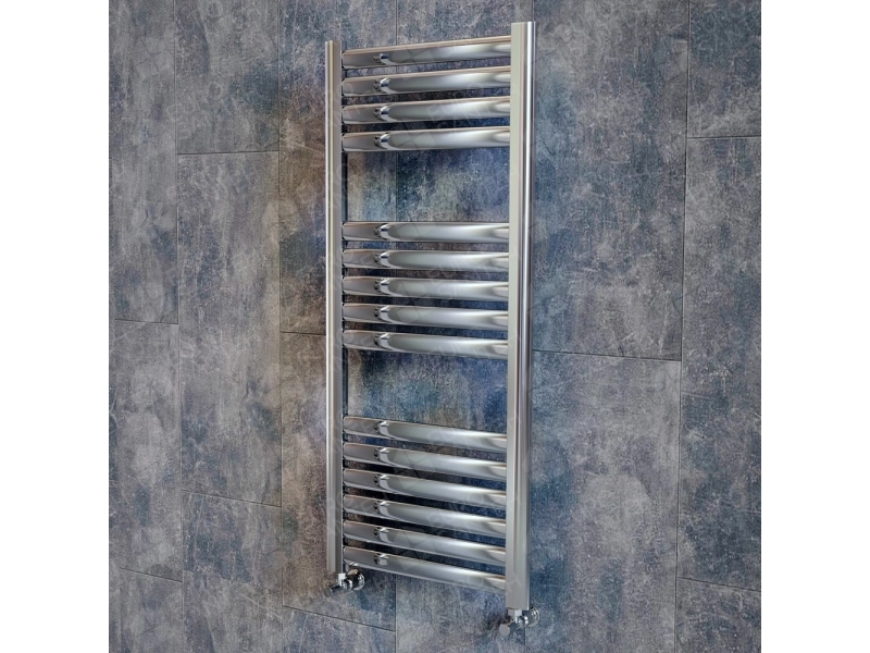 Design heated towel rail LOJIMAX, collection POYRAZ 400 mm. 1700 mm.