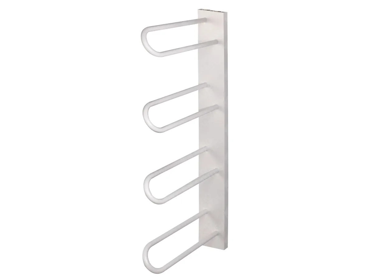 LOJIMAX designer towel warmer, PRUSIAS collection, left view