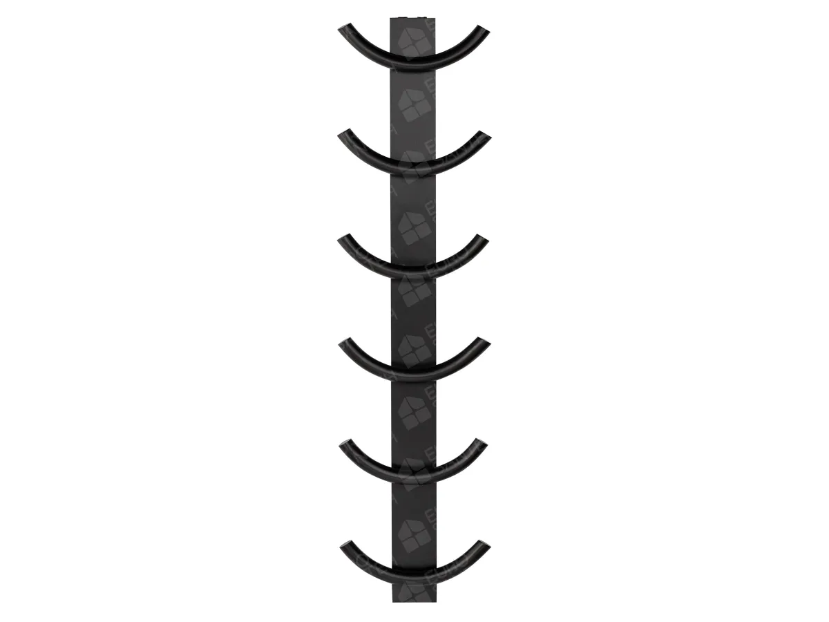 LOJIMAX designer towel warmer, OXY collection, front view 