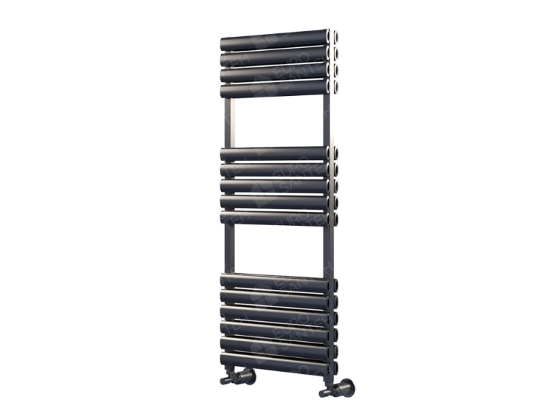 Design heated towel rail LOJIMAX, collection TALIA DOUBLE 400 mm. 950 mm.