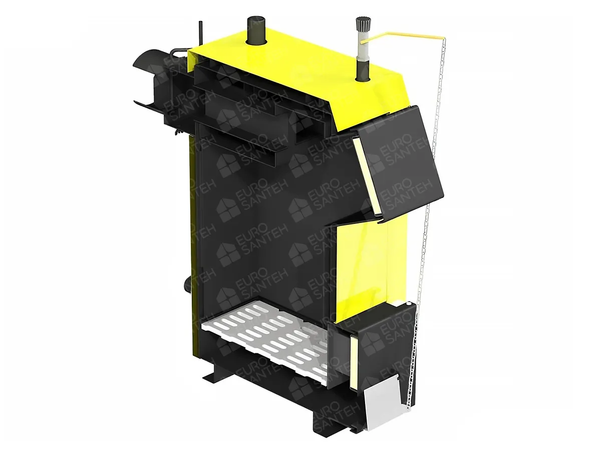 Cross-section of the solid fuel boiler KRONAS EKO