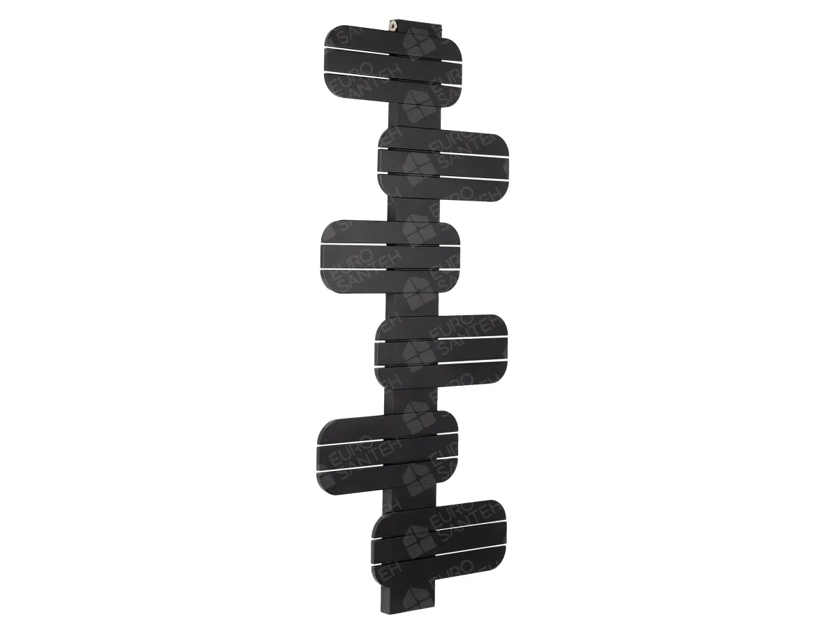 LOJIMAX designer towel warmer, BAMITO collection, right view