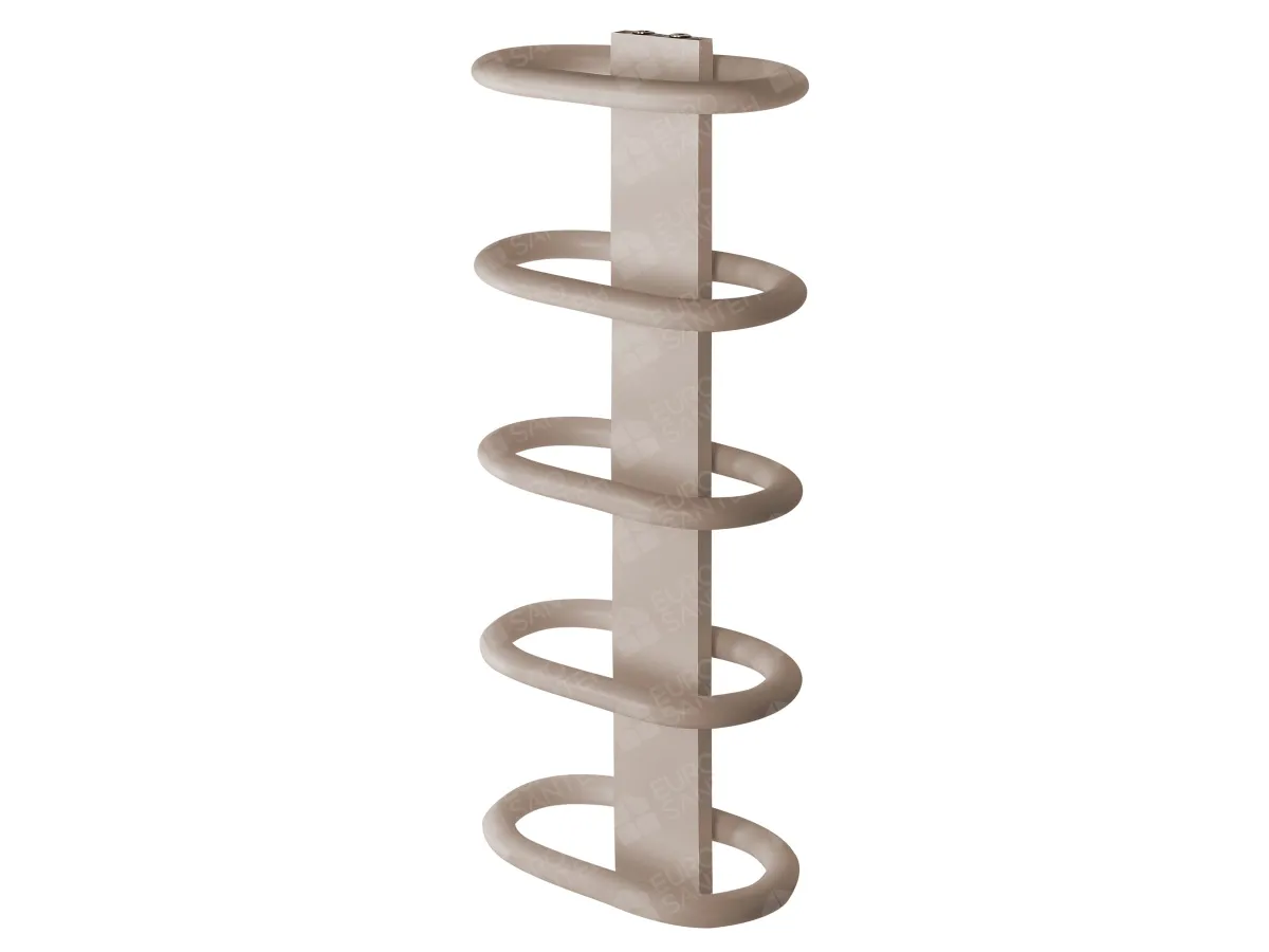 LOJIMAX designer towel warmer, TEOS collection, left view