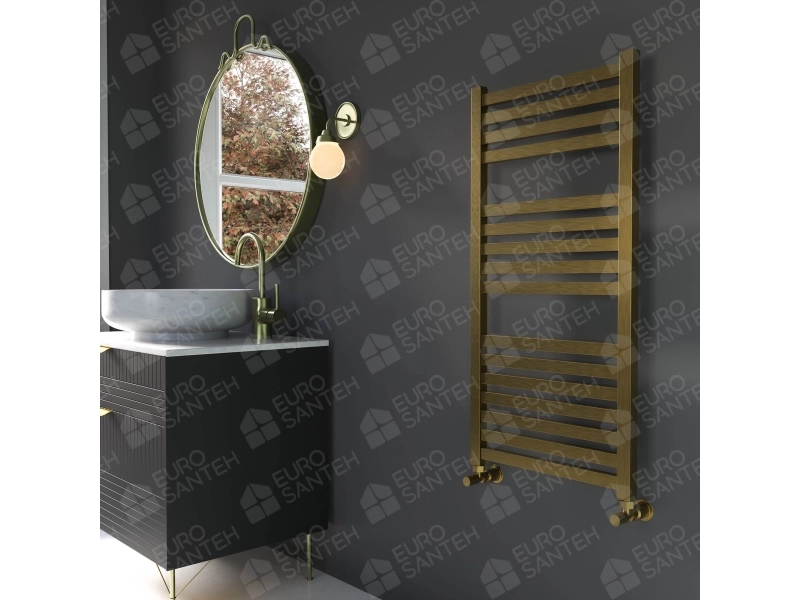 Design heated towel rail LOJIMAX, collection PERLA 400 mm. 1000 mm.