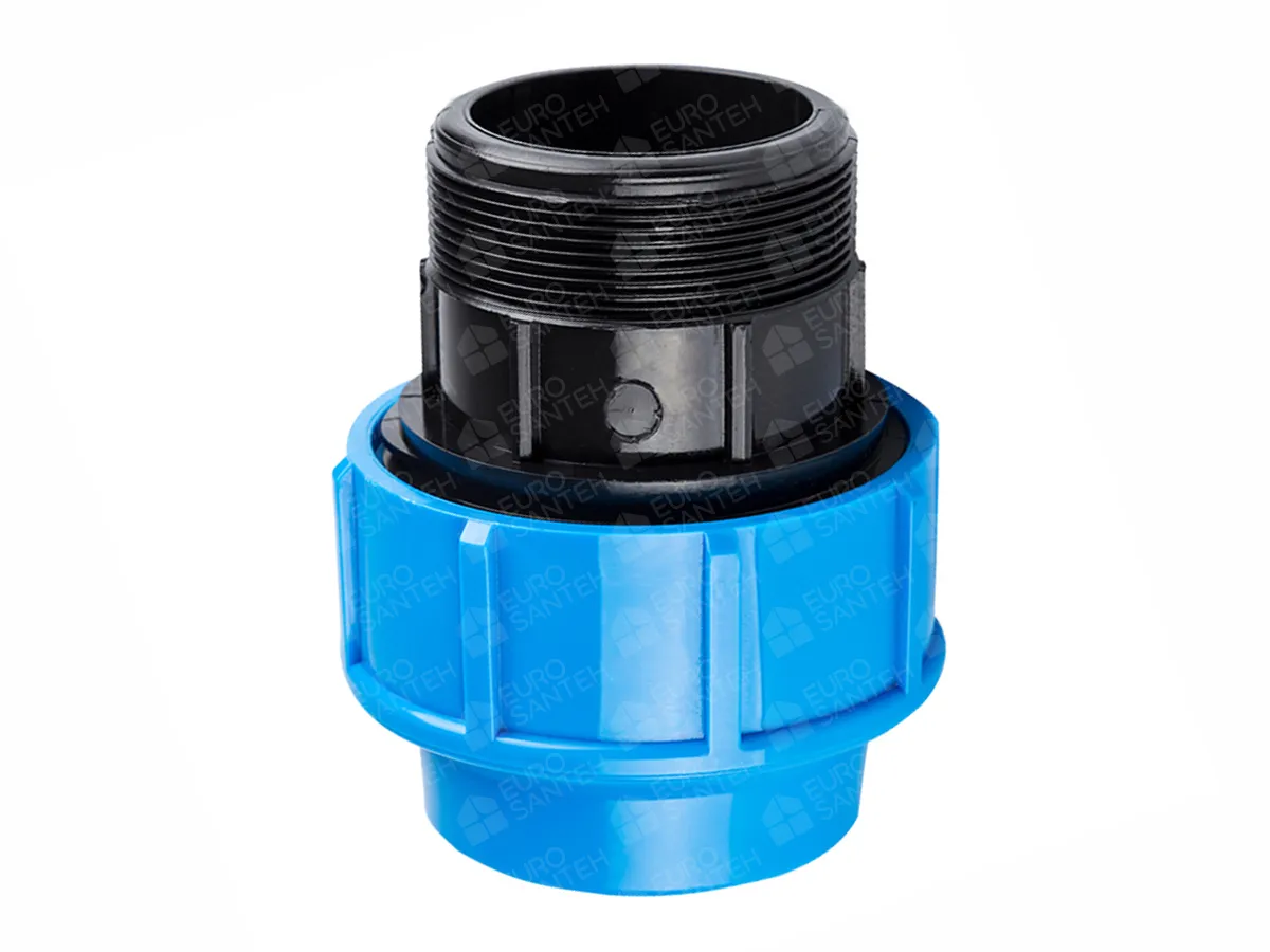 Compression adapter PN 6 bar, d. 40 x 1 (male)