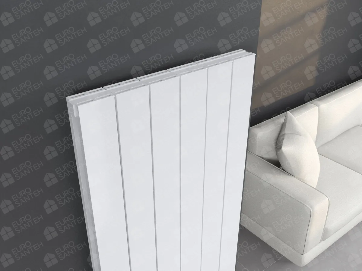 Designer radiator LOJIMAX KALSEDON DOUBLE, close-up view