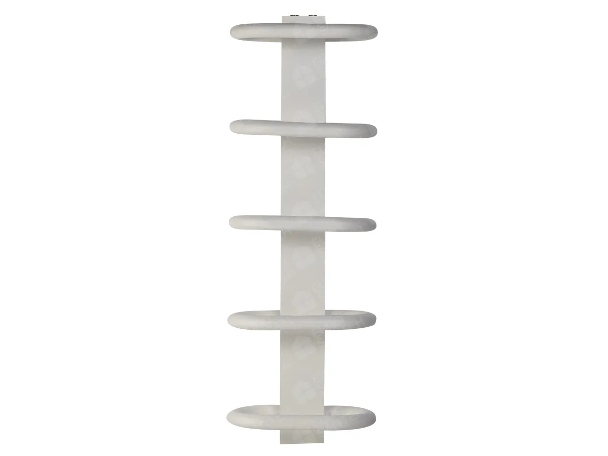 LOJIMAX designer towel warmer, TEOS collection, front view 