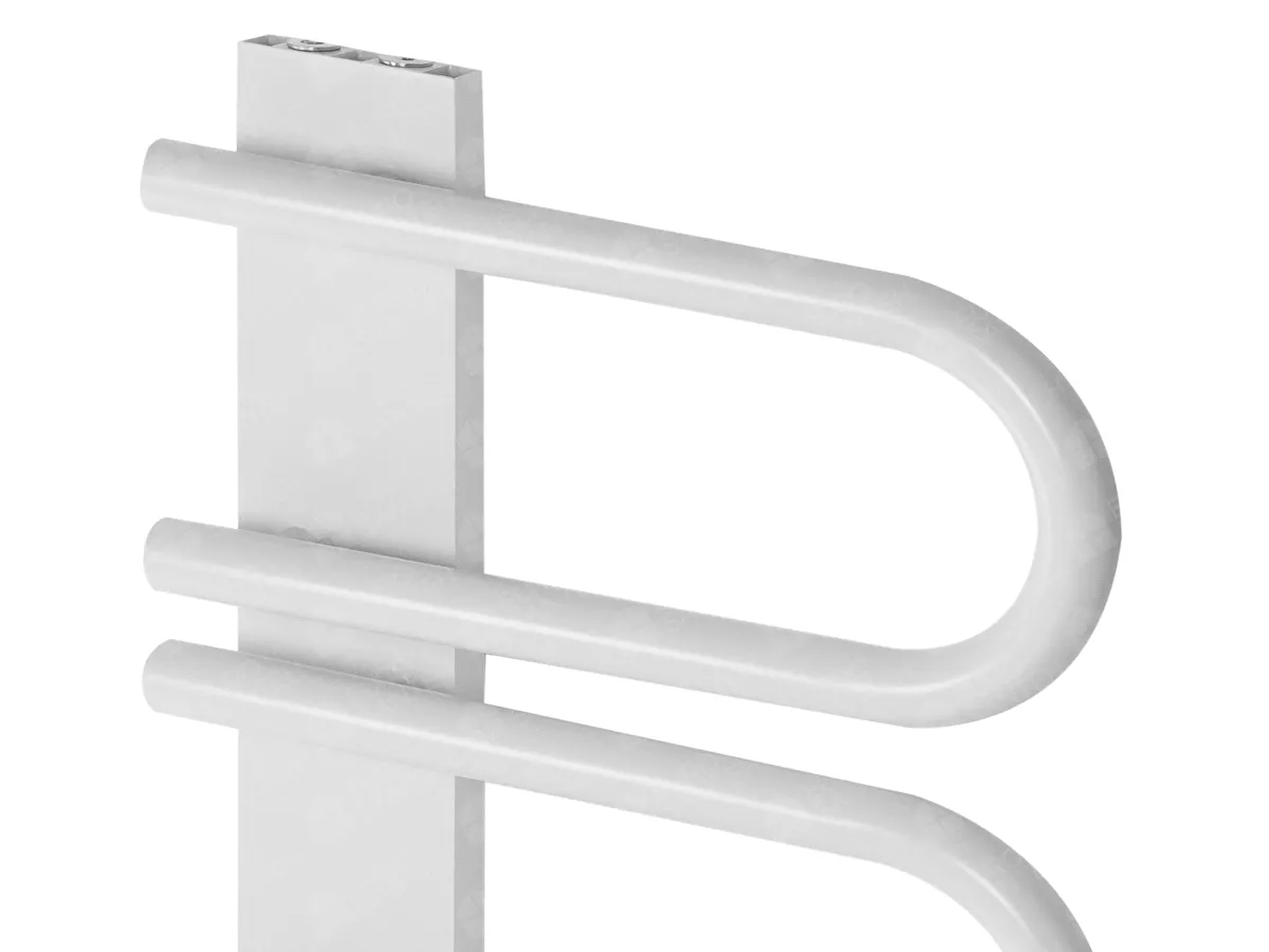 LOJIMAX designer towel warmer, PANA collection, close-up view